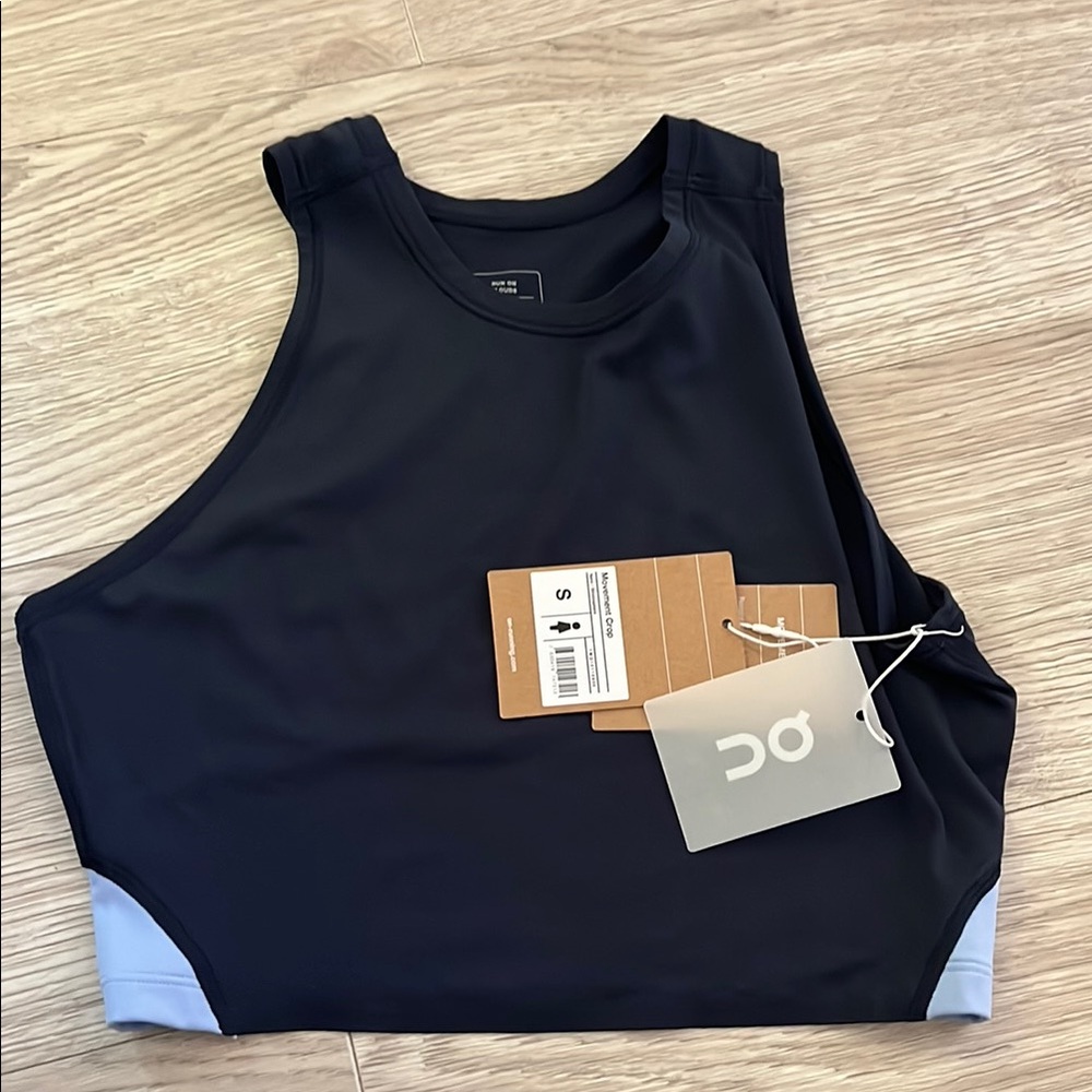 On Running Black Sleeveless Top
